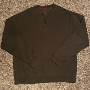 ORVIS Zip Pullover Sweater Sweatshirt Long Sleeve Shirt Green Men’s Size XL